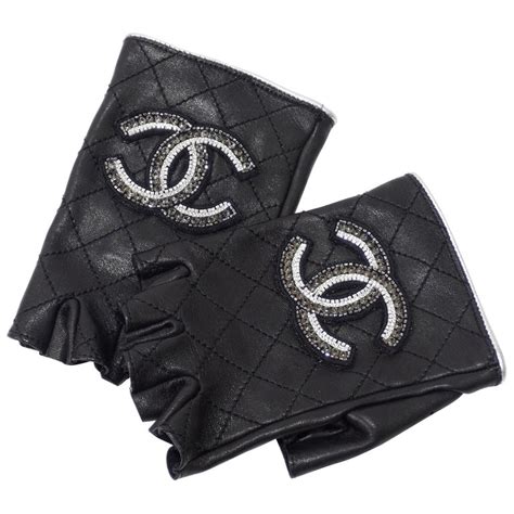 chanel gloves fingerless